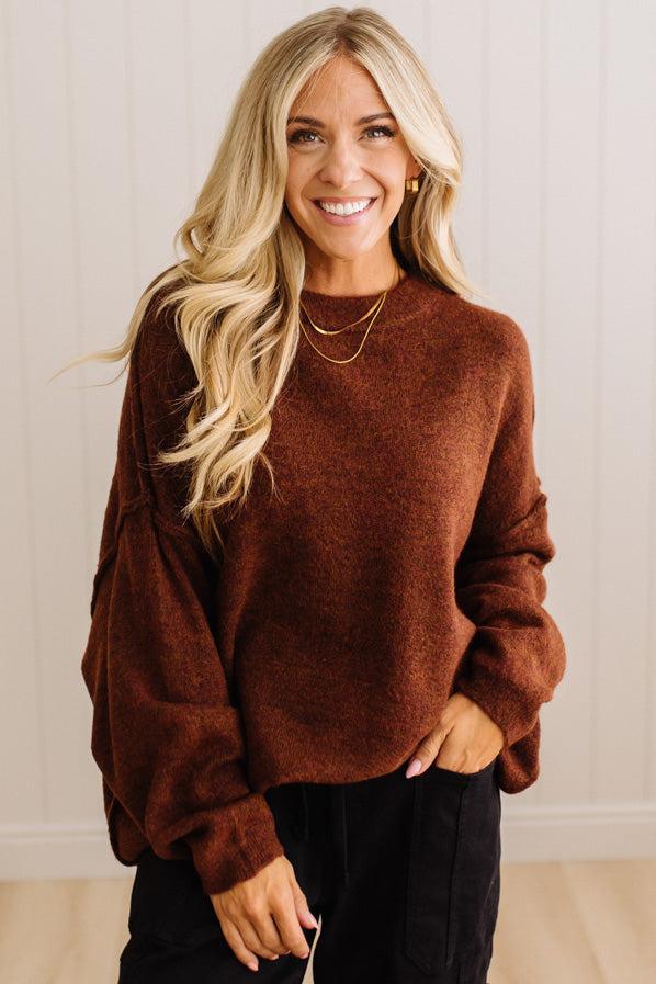 Jada Oversized Melange Sweater