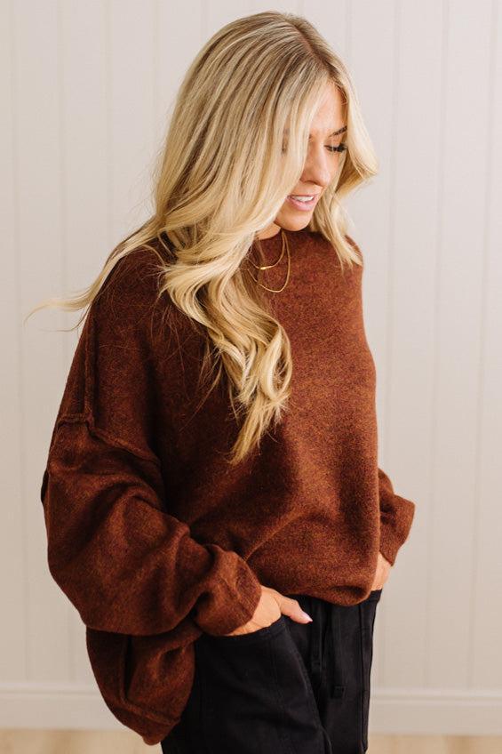 Jada Oversized Melange Sweater