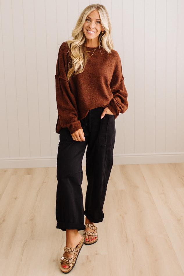 Jada Oversized Melange Sweater