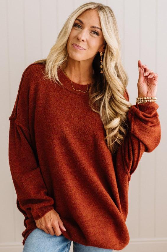 Jada Oversized Melange Sweater