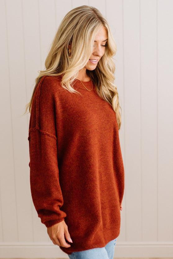 Jada Oversized Melange Sweater
