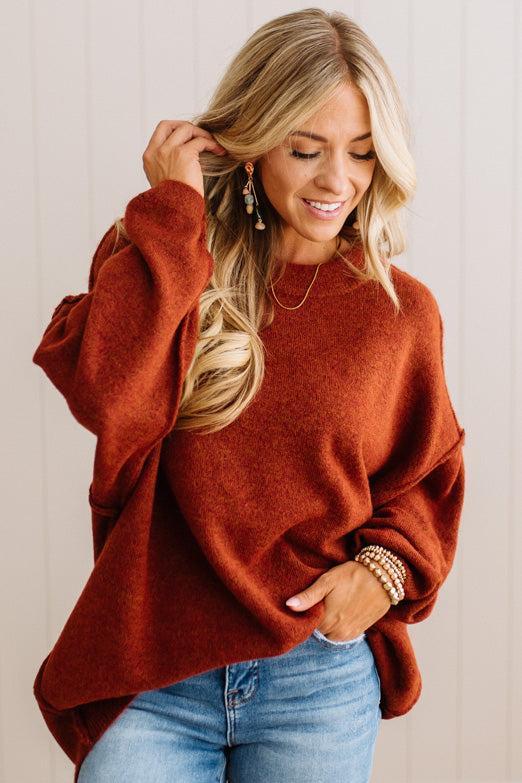 Jada Oversized Melange Sweater