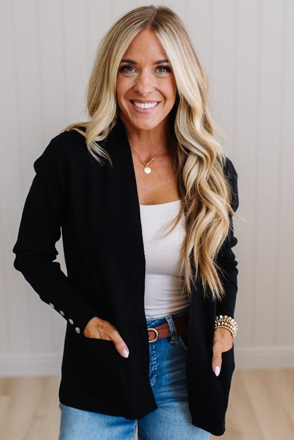 Jayne Button Cuff Cardigan