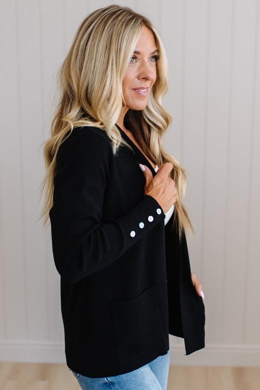 Jayne Button Cuff Cardigan
