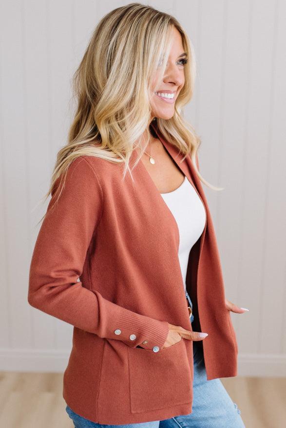 Jayne Button Cuff Cardigan