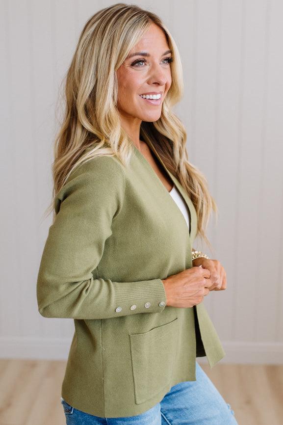 Jayne Button Cuff Cardigan