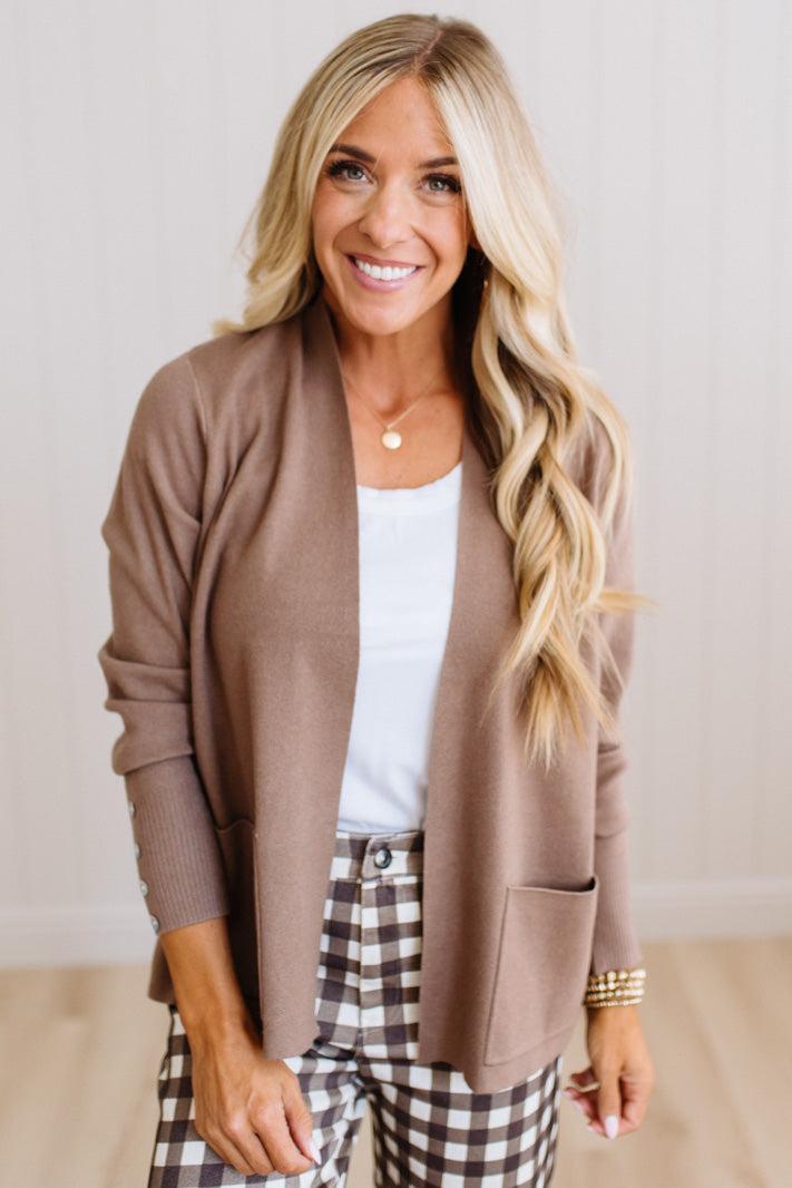 Jayne Button Cuff Cardigan