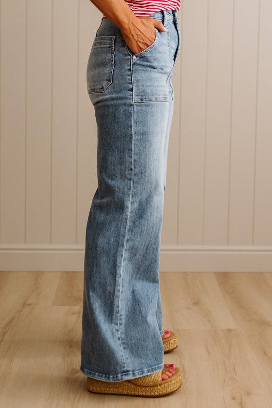 Jenna High Rise Straight Leg Jeans - ANNIEWEAR