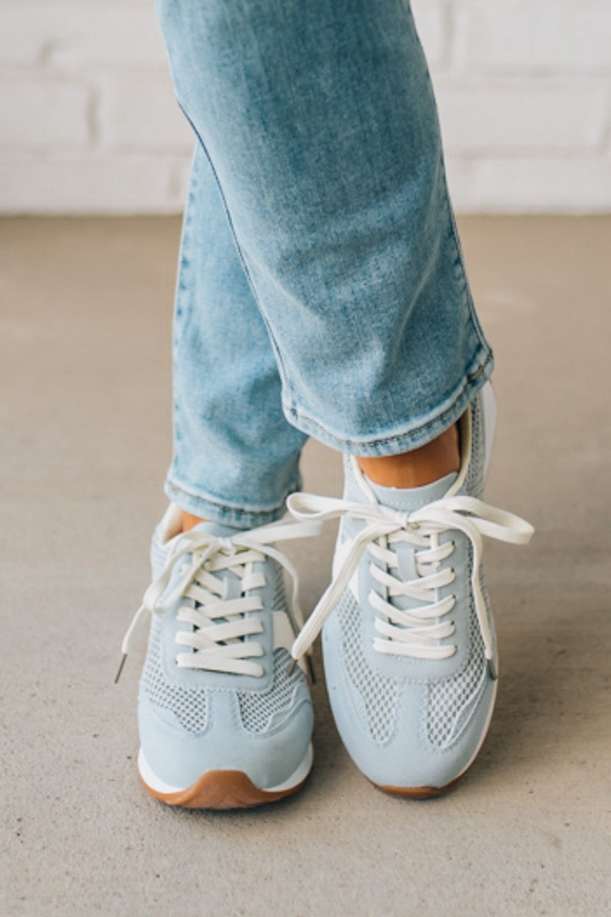 Jenna Mesh Sneakers | Light Blue