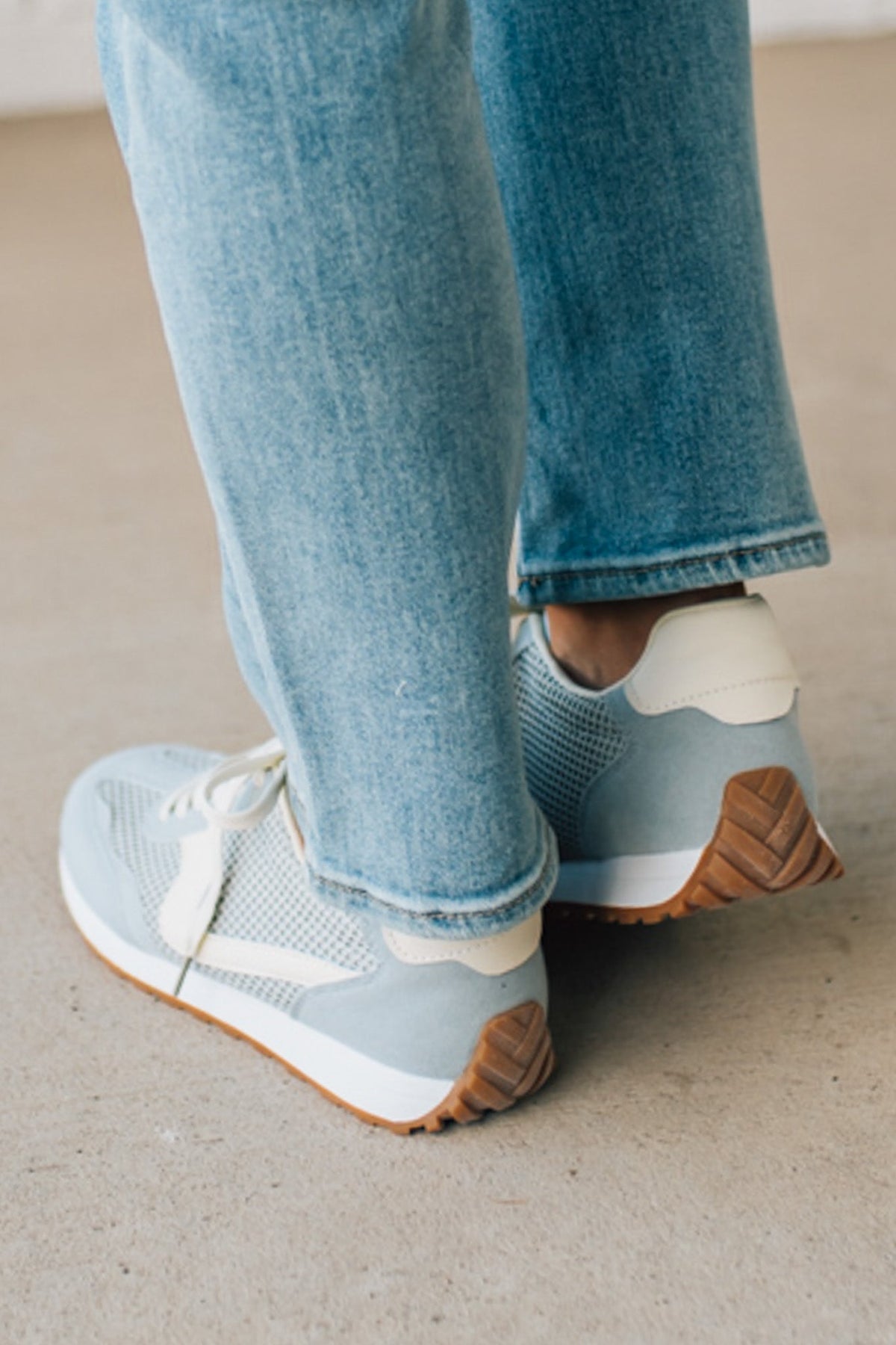 Jenna Mesh Sneakers | Light Blue