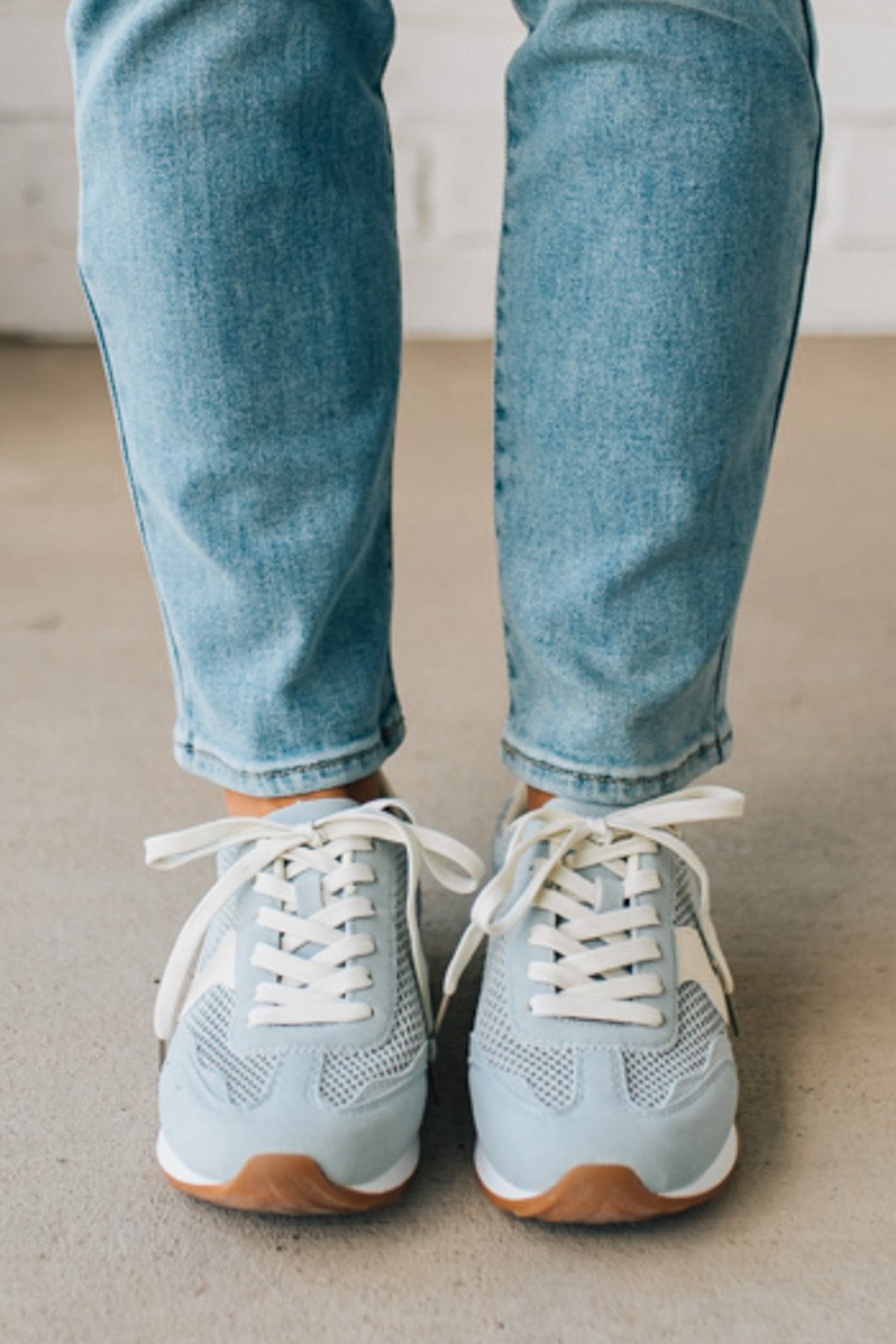 Jenna Mesh Sneakers | Light Blue