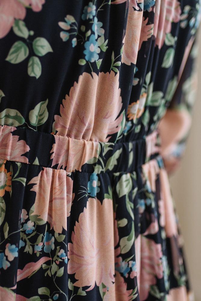 Jessi Floral V-Neck Maxi Dress
