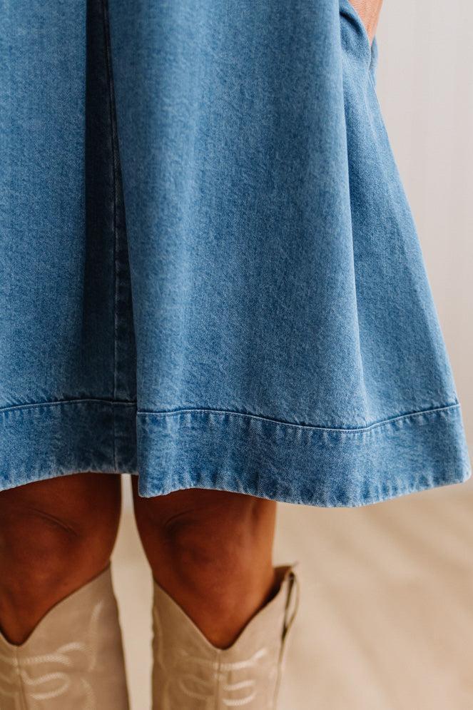 Jetta Denim Shift Dress