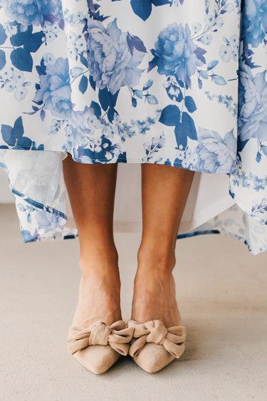 Jodi Bow Detail Kitten Heels