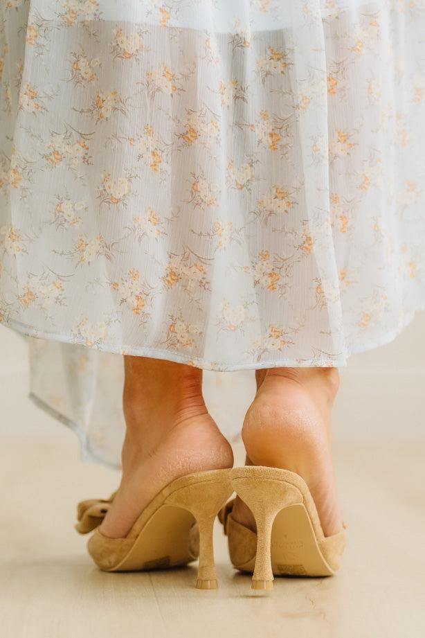 Jodi Bow Detail Kitten Heels