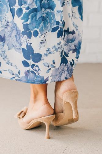 Jodi Bow Detail Kitten Heels