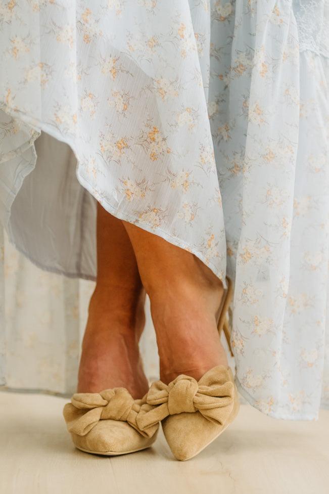 Jodi Bow Detail Kitten Heels