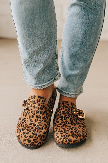 Jordy Leopard Clogs