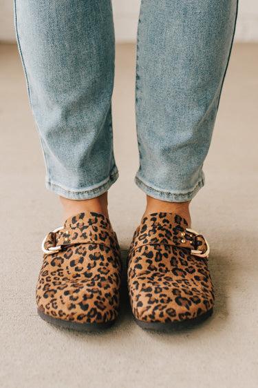 Jordy Leopard Clogs