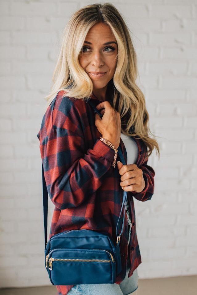 Jovy Crossbody Sling Bag | Navy