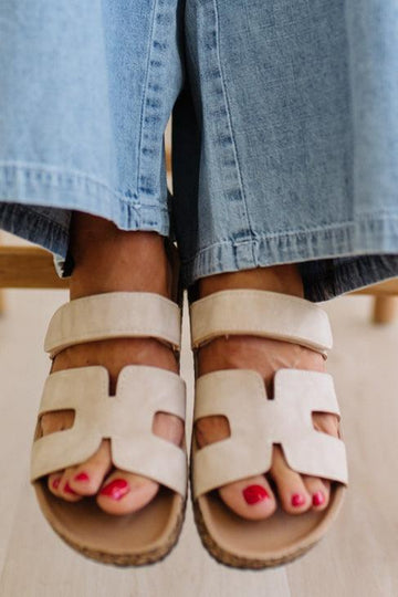 Jules Cork Slip On Sandals