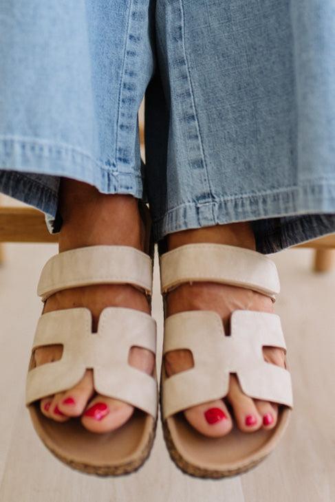 Jules Cork Slip On Sandals