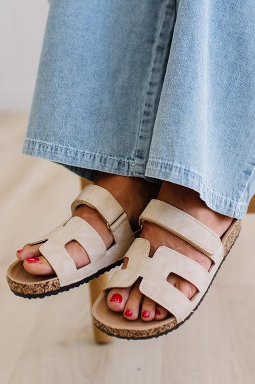 Jules Cork Slip On Sandals