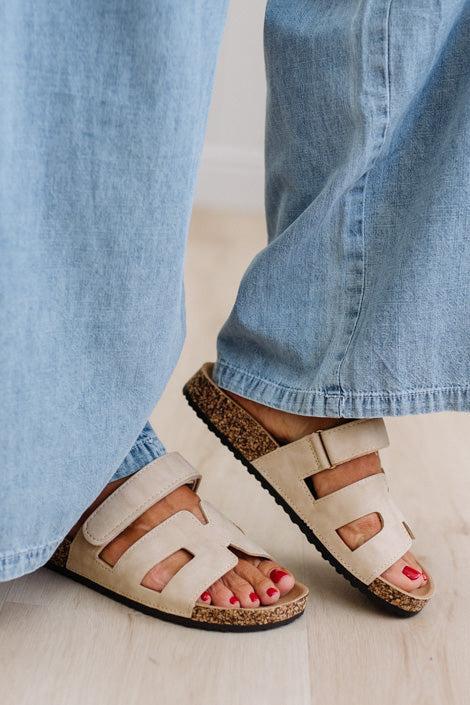 Jules Cork Slip On Sandals