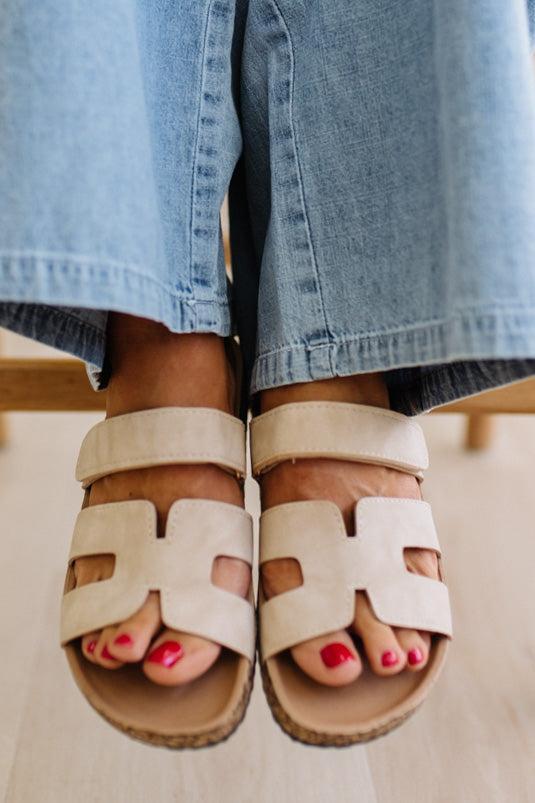 Jules Cork Slip On Sandals