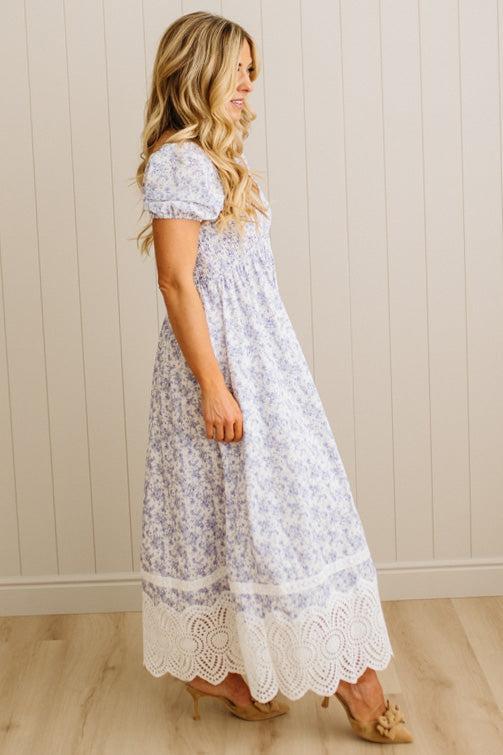 Julia Lace Hem Maxi Dress