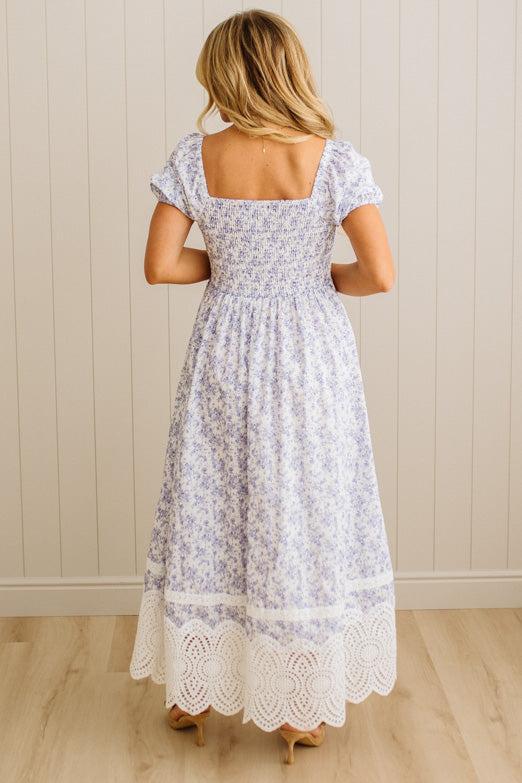 Julia Lace Hem Maxi Dress