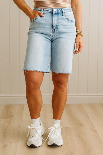 Kait High Rise Bermuda Shorts - RISEN