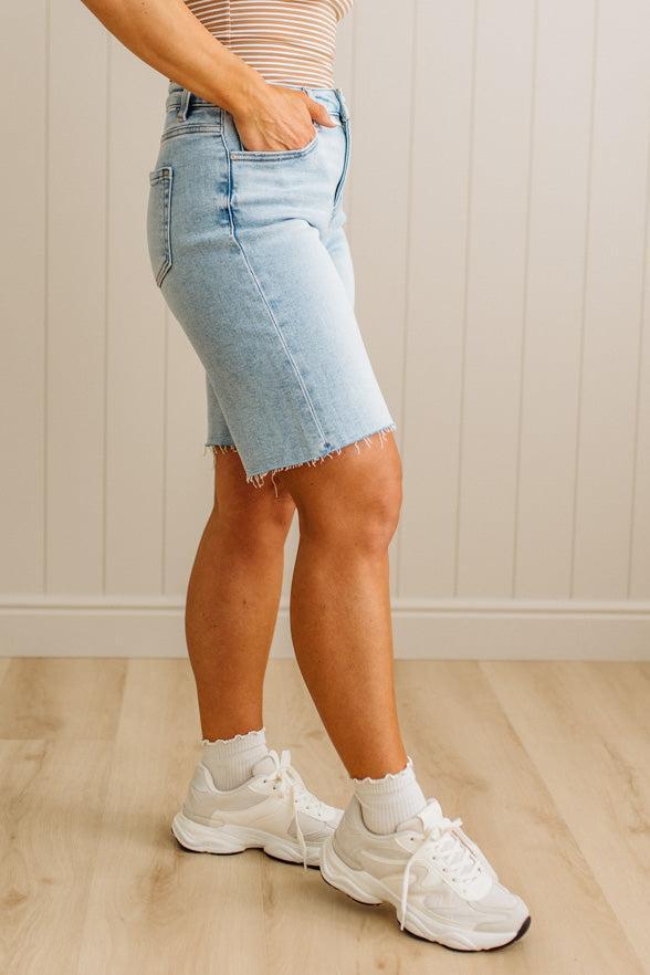 Kait High Rise Bermuda Shorts - RISEN