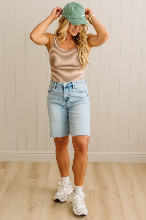 Kait High Rise Bermuda Shorts - RISEN