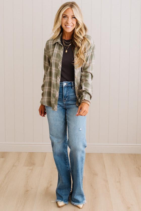 Karlee Flannel Plaid Top