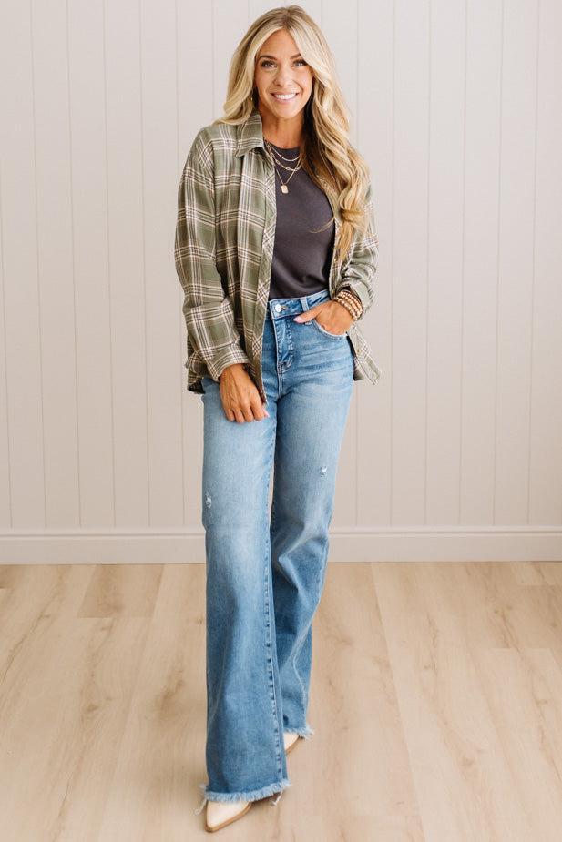 Karlee Flannel Plaid Top