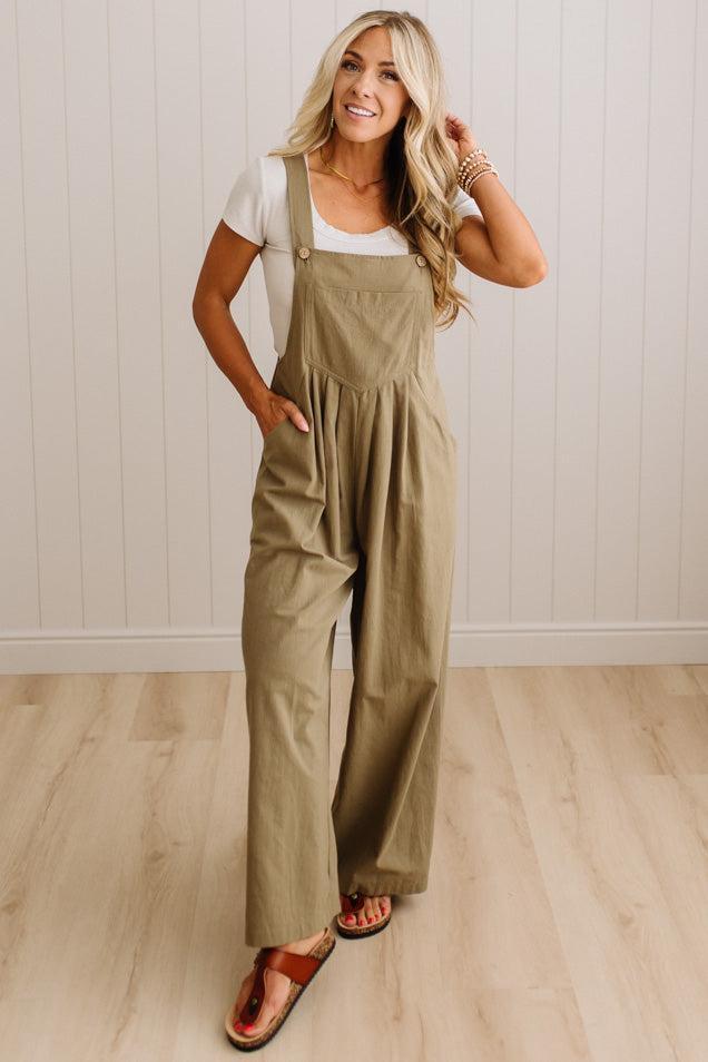 Keller Pintuck Overalls