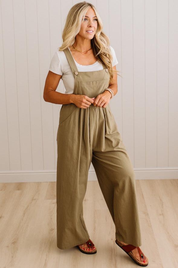 Keller Pintuck Overalls