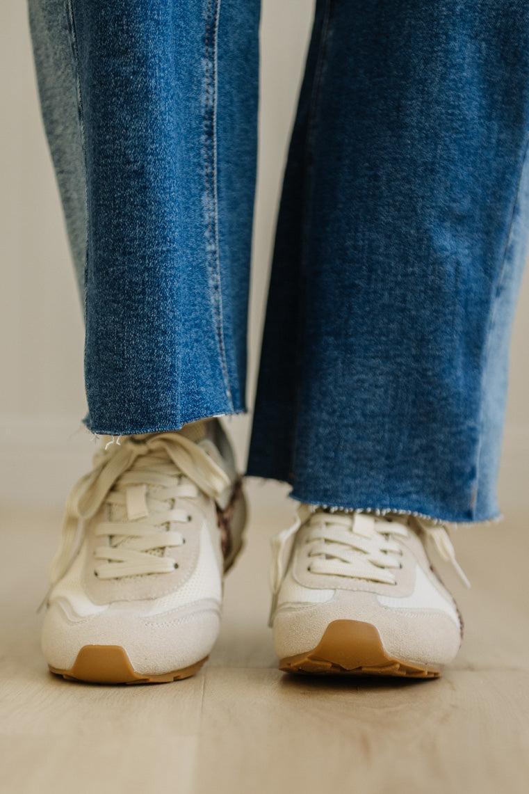 Kit Leopard Accent Sneakers