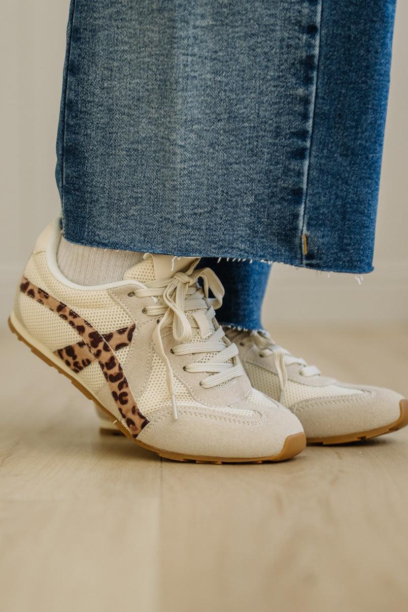 Kit Leopard Accent Sneakers