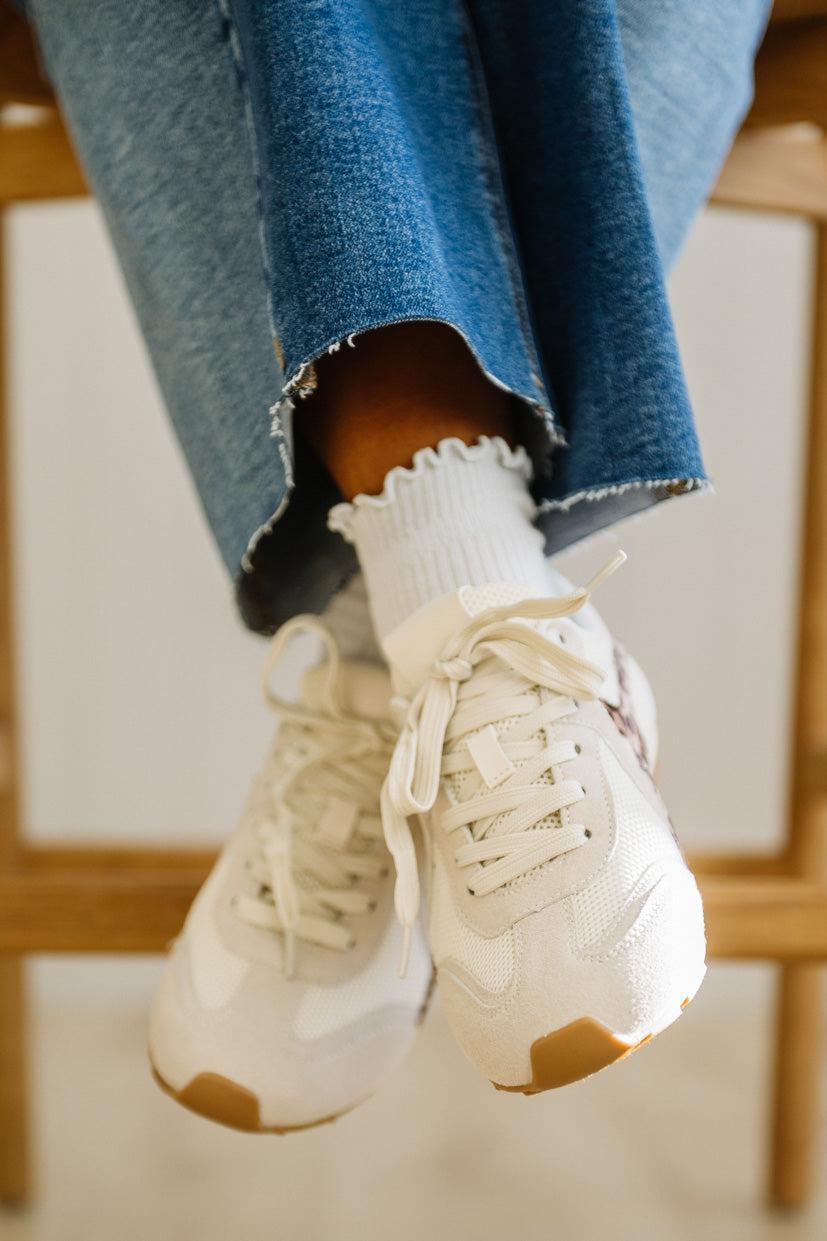 Kit Leopard Accent Sneakers