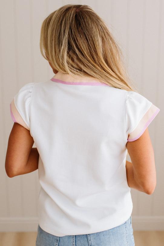 Knit Banded Polo Top