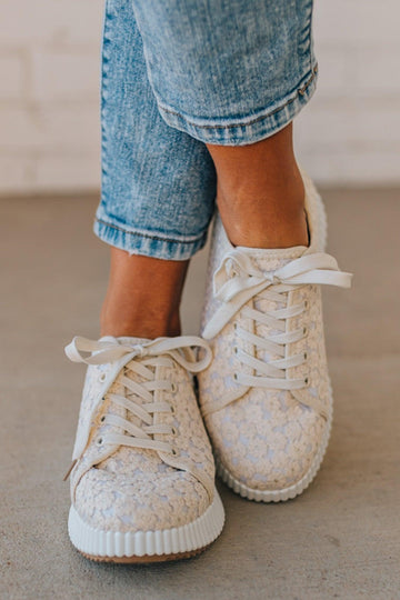 Laura Floral Lace Sneakers