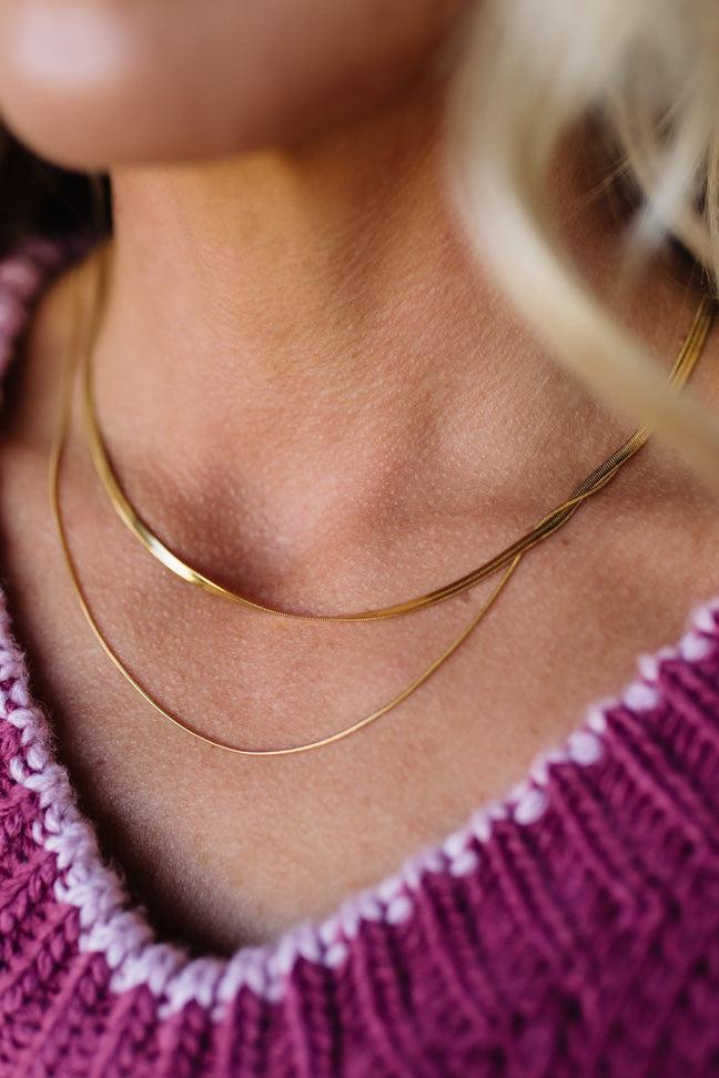 Layered Snake Necklaces