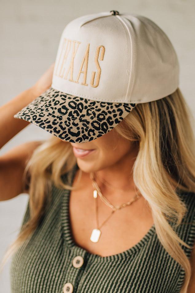 Leopard Texas Trucker Hat