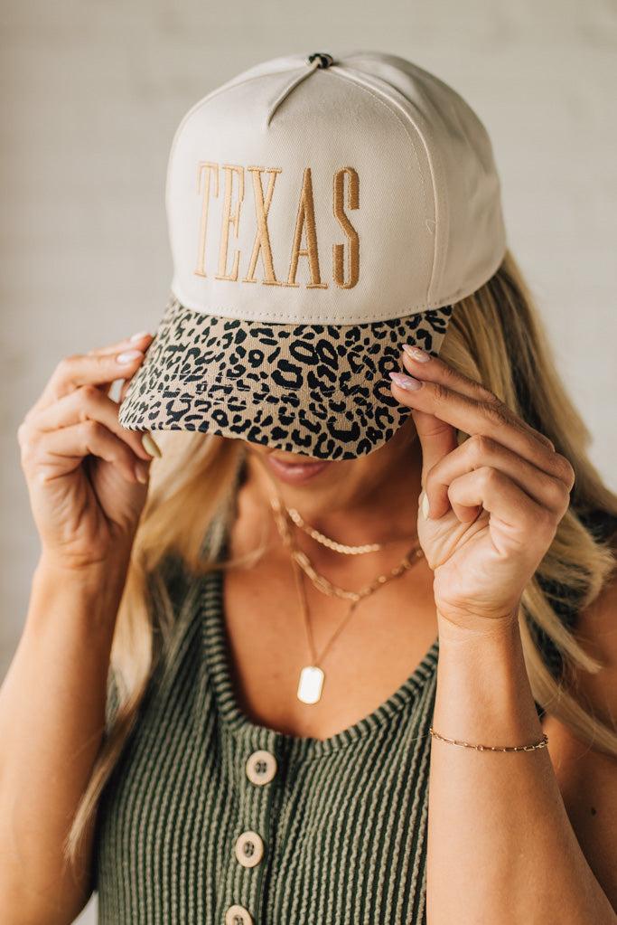 Leopard Texas Trucker Hat