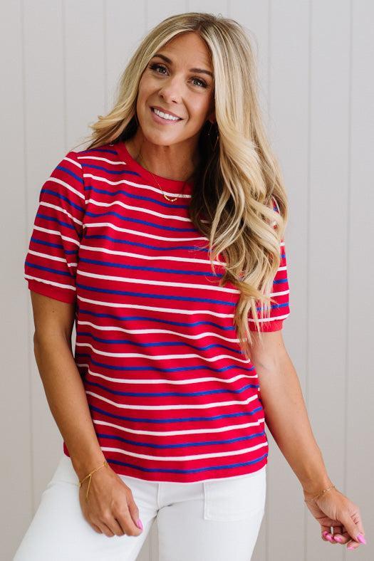 Lewie Striped Classic Tee