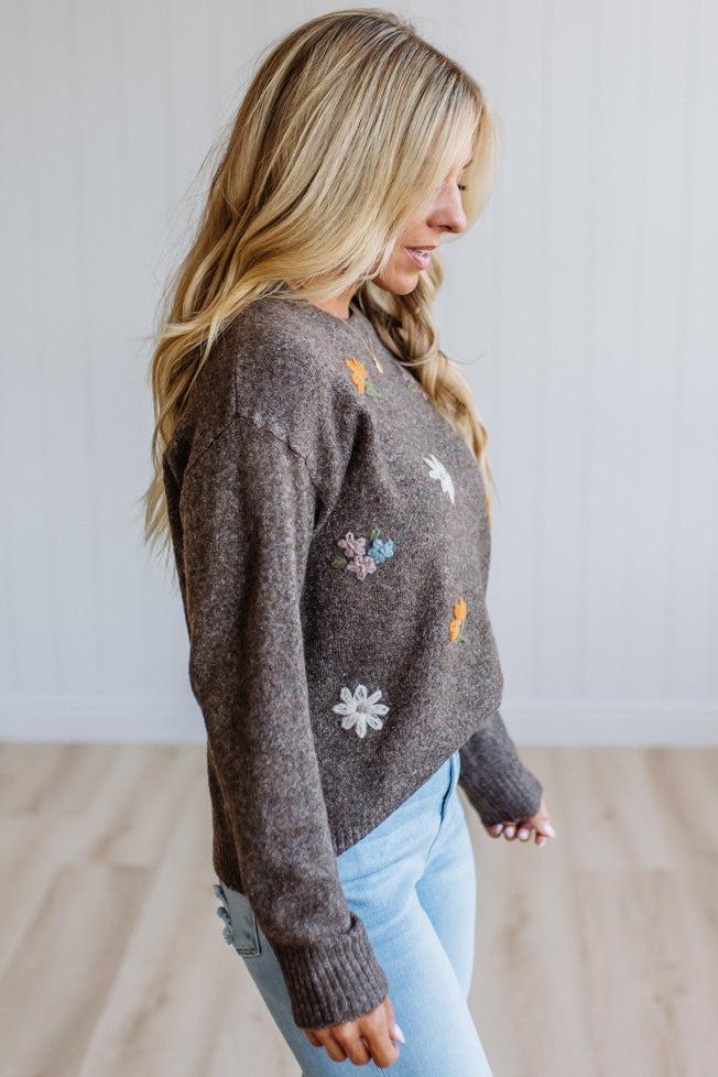 Libby Floral Embroidered Sweater