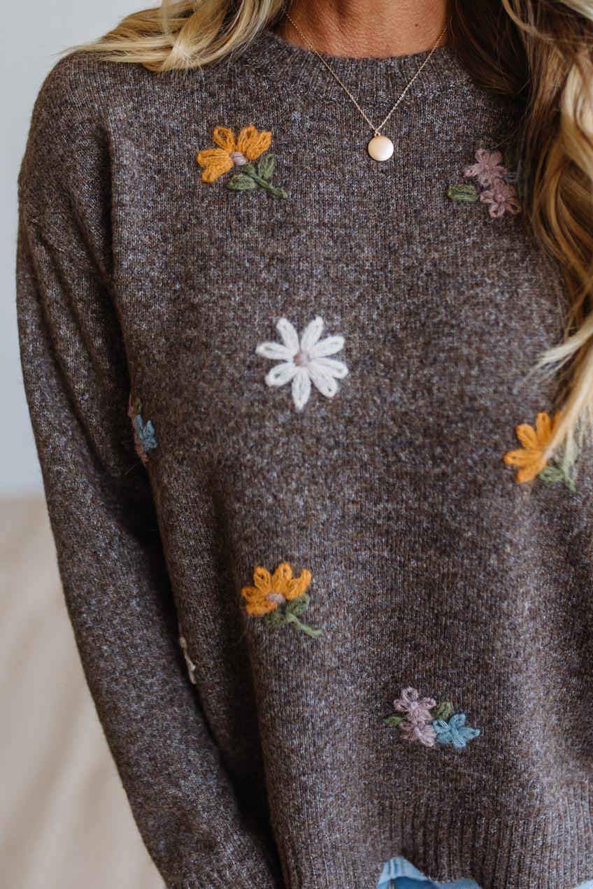 Libby Floral Embroidered Sweater