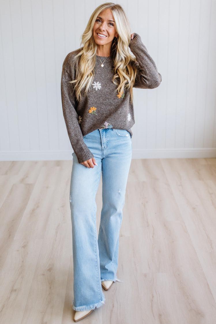 Libby Floral Embroidered Sweater